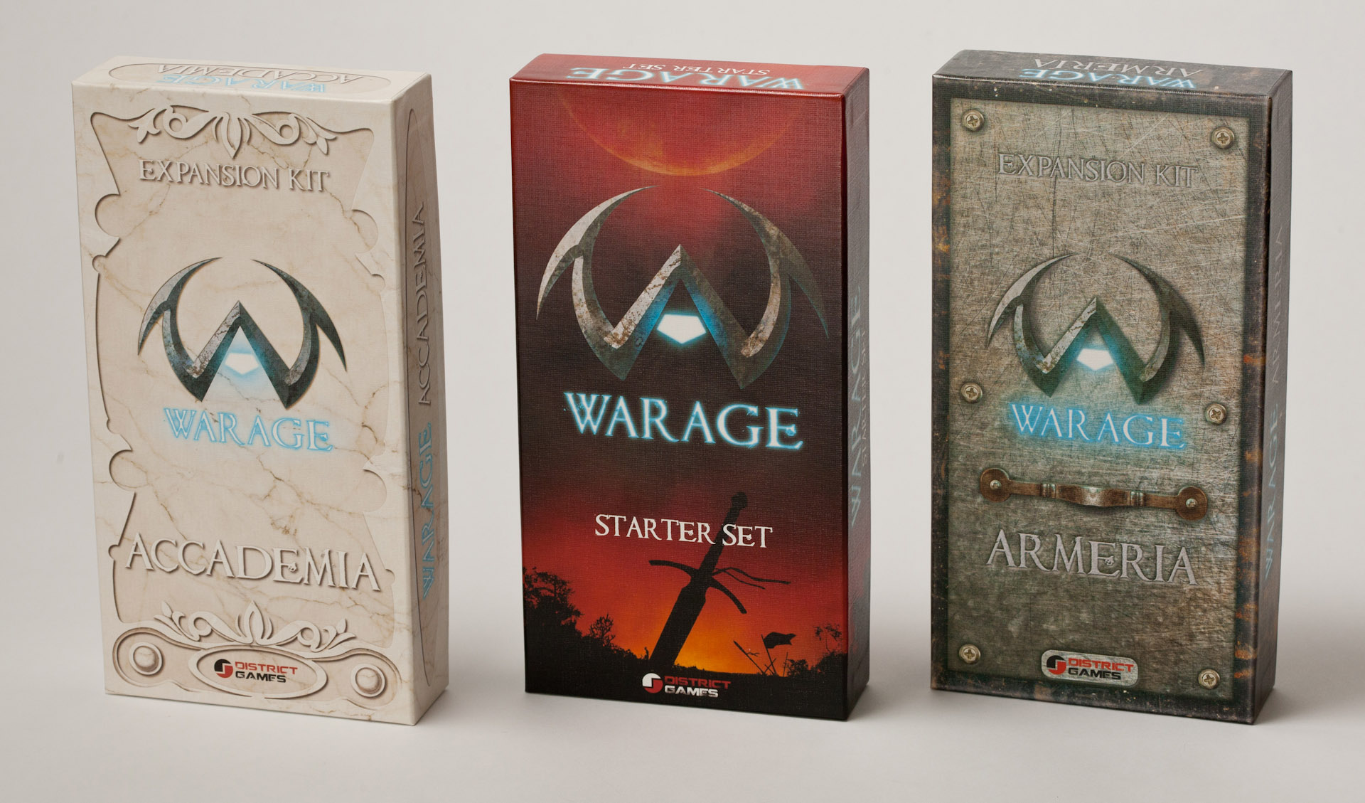 Warage Card Game, Packaging © District Games